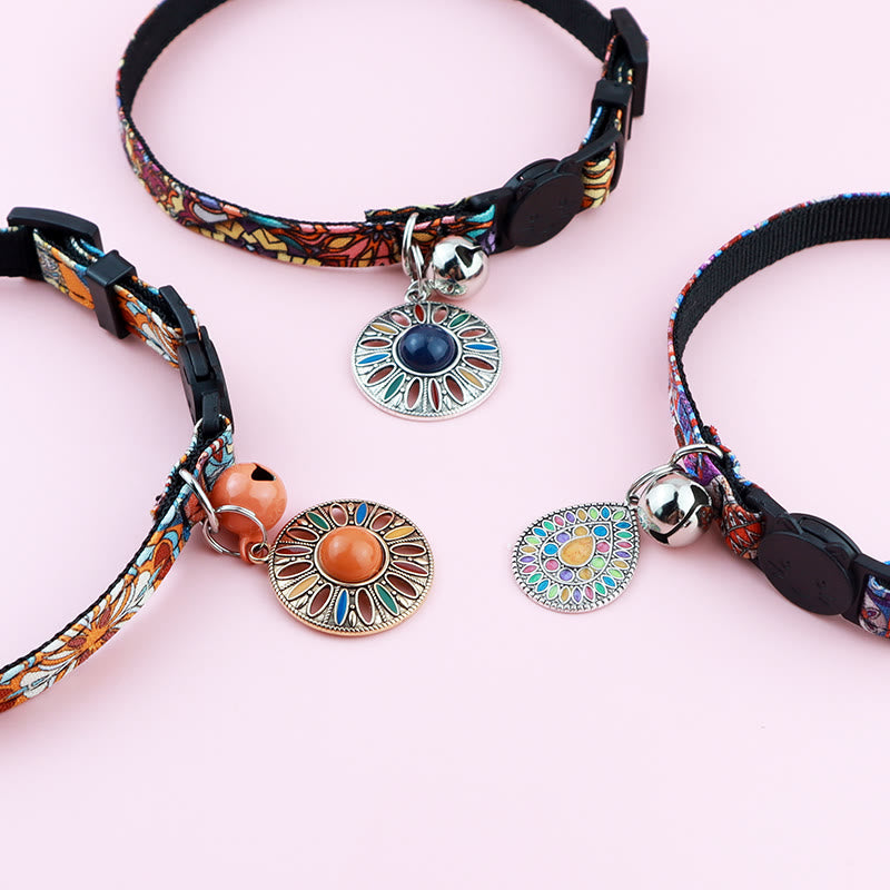 Olivenorma Vintage Bohemian Style Cat Pet Collar - image 1