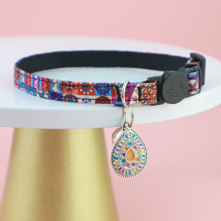 FREE Today: Sun Charm Rescue Cat Collar – Helping Stray Cats Shine Brighter Every Day - Orange Selenite Crystal - M(25-40cm) - image 2