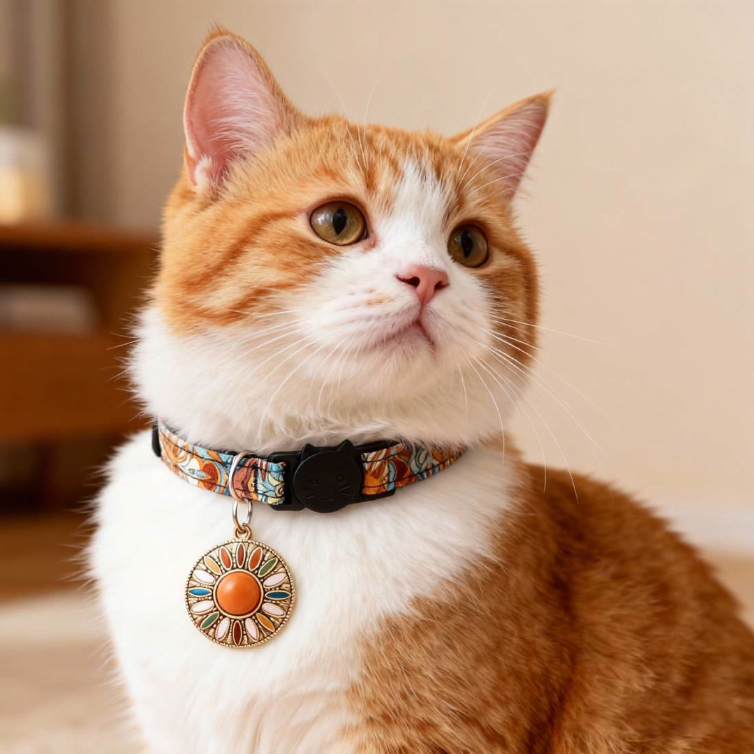 Olivenorma Vintage Bohemian Style Cat Pet Collar - image 0
