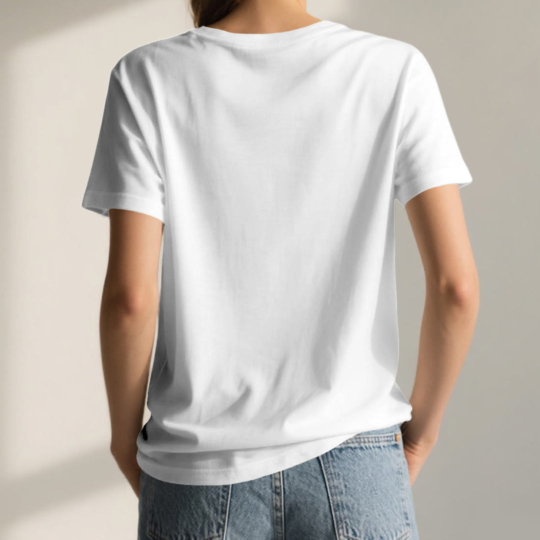 Olivenorma Inner Strength V-Neck Yoga Meditation T-Shirt - image 2