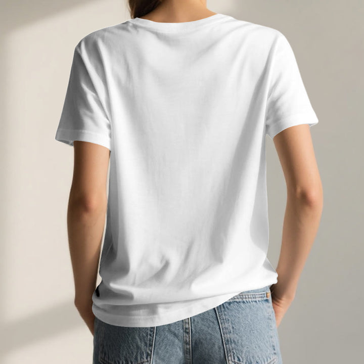 Olivenorma Lotus Mindful Power V-Neck Yoga Meditation T-Shirt - image 2