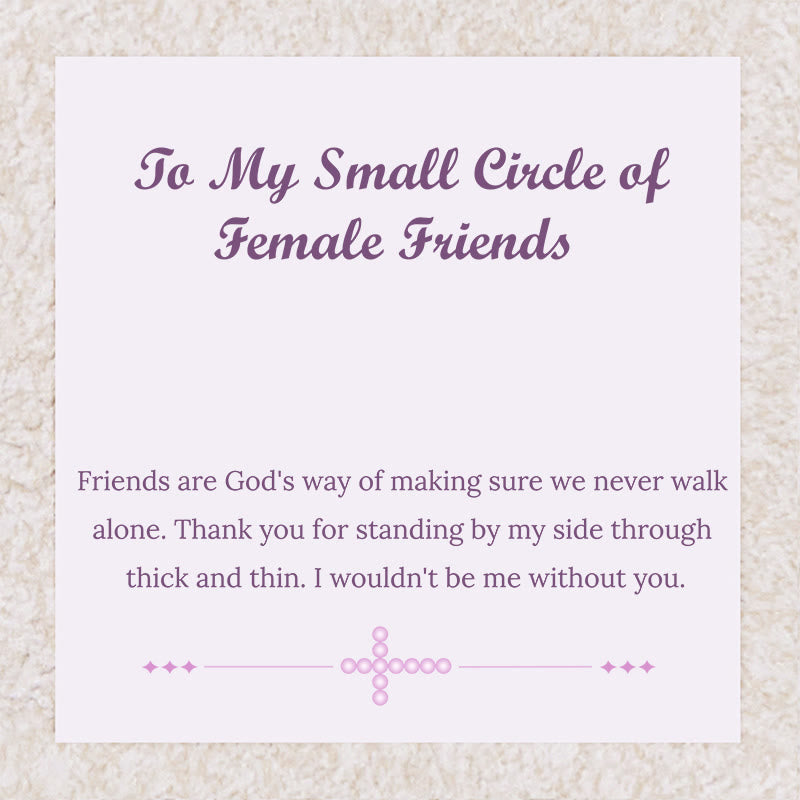 Olivenorma "My Small Circle of Female Friends"Zircon Cross Bracelet - image 4
