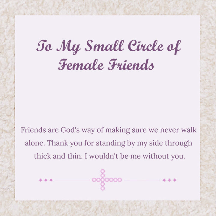 Olivenorma "My Small Circle of Female Friends"Zircon Cross Bracelet - image 4