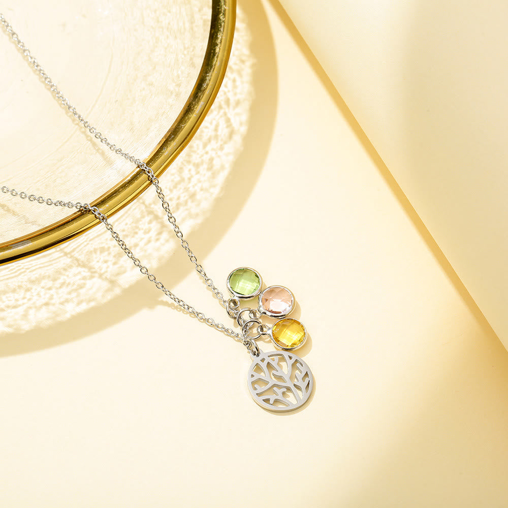 Olivenorma Personalized Tree of Life Birthstone Necklace - image 8