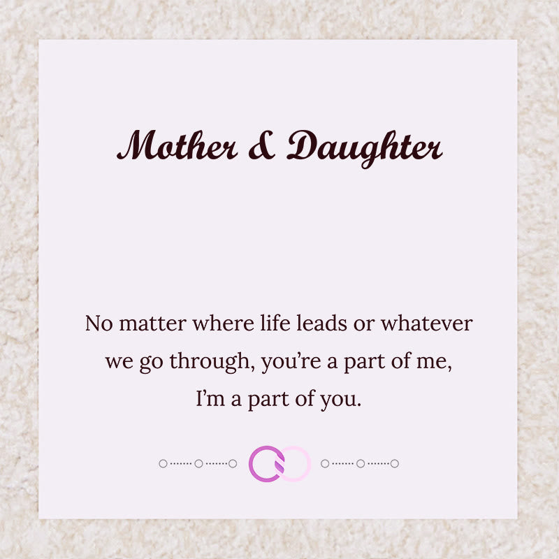 Olivenorma Mother&Daughter Diamond Circle Birthstone Bracelet - image 4