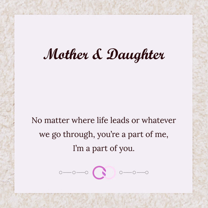 Olivenorma Mother&Daughter Diamond Circle Birthstone Bracelet - image 4