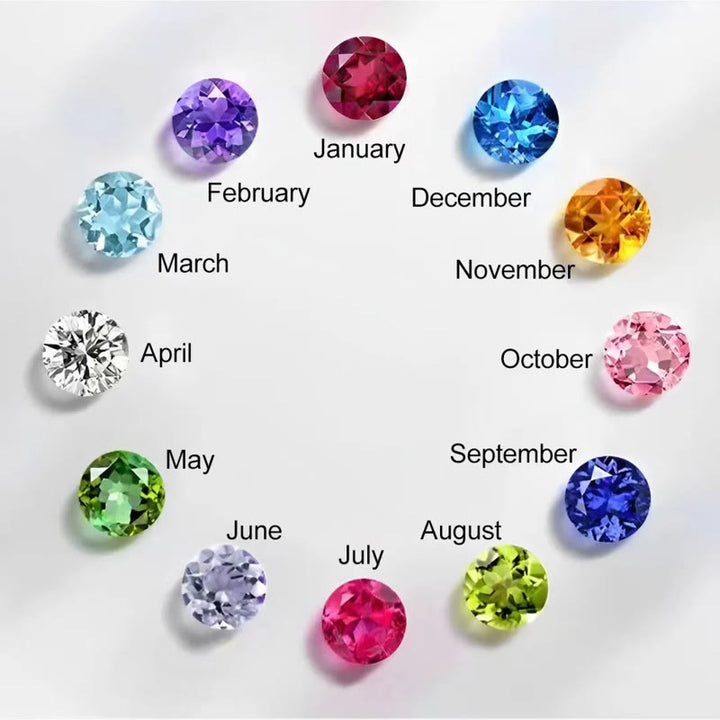 Olivenorma Mother&Daughter Diamond Circle Birthstone Bracelet - image 8
