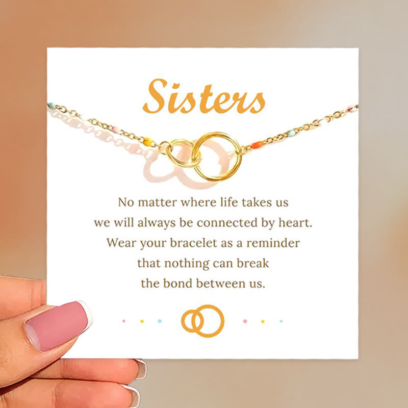 Olivenorma Double Ring Colorful Sisters Bracelet - image 0