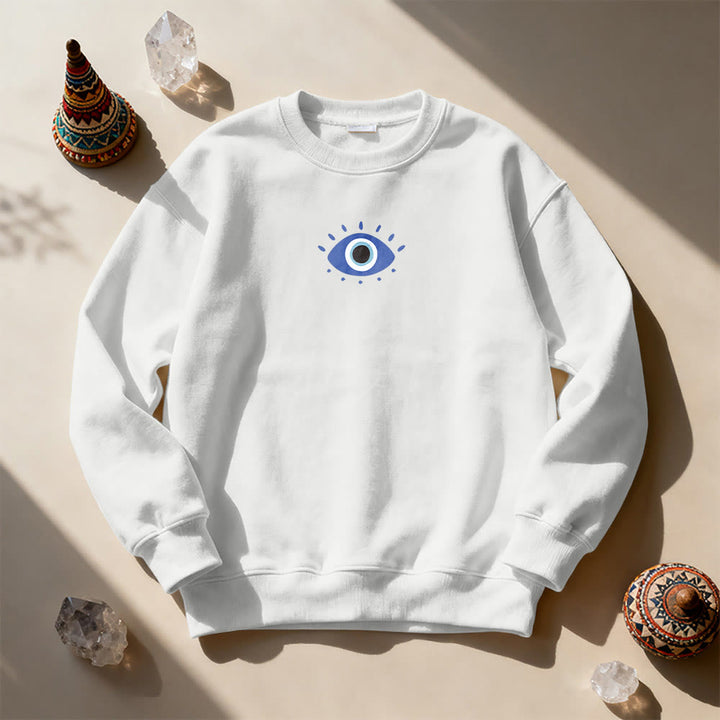 Olivenorma Trendy Demon Eye Quote Sweatshirt - image 5