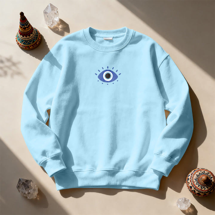 Olivenorma Trendy Demon Eye Quote Sweatshirt - image 20