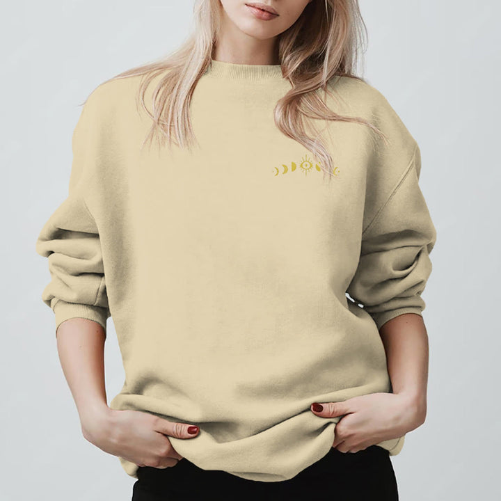 Olivenorma Layered Evil Eye Moon Phases Sweatshirt - image 18