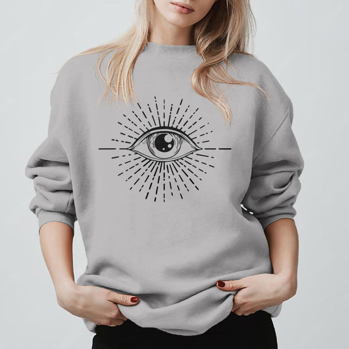 Olivenorma Spiritual Evil Eye Sunburst Sweatshirt  - image 8