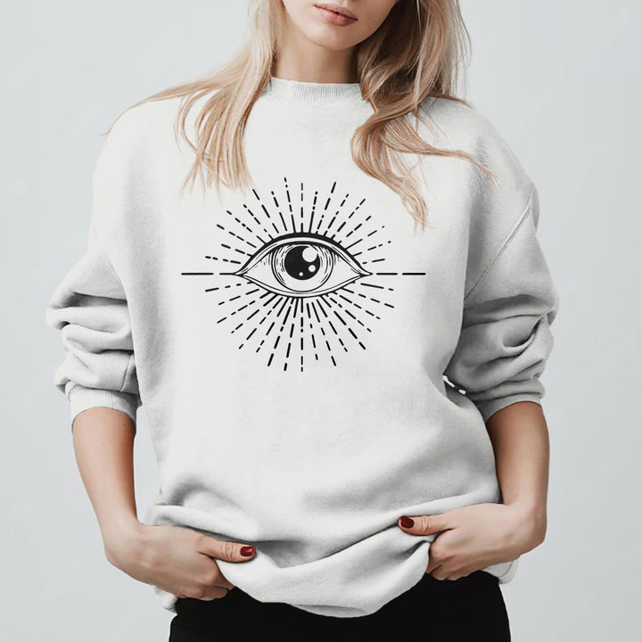 Olivenorma Spiritual Evil Eye Sunburst Sweatshirt  - image 4