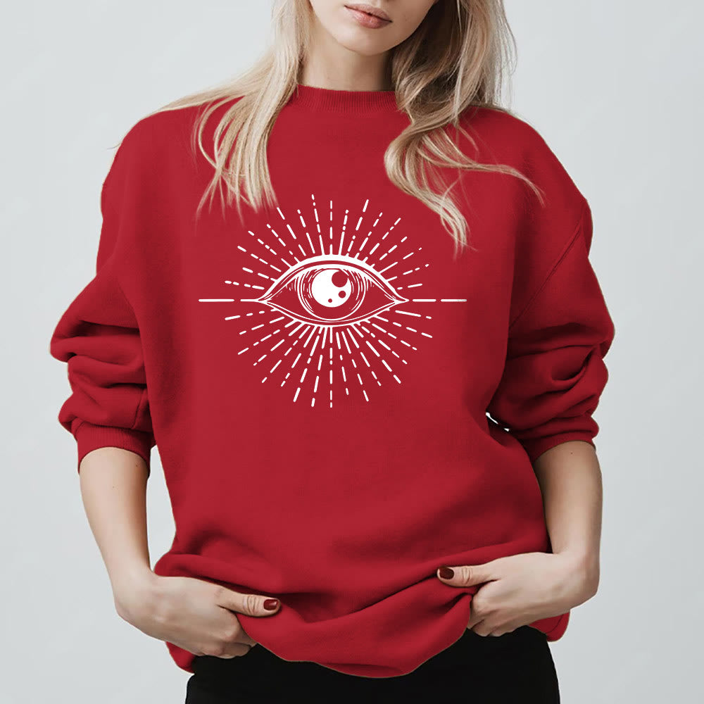 Olivenorma Spiritual Evil Eye Sunburst Sweatshirt  - image 16