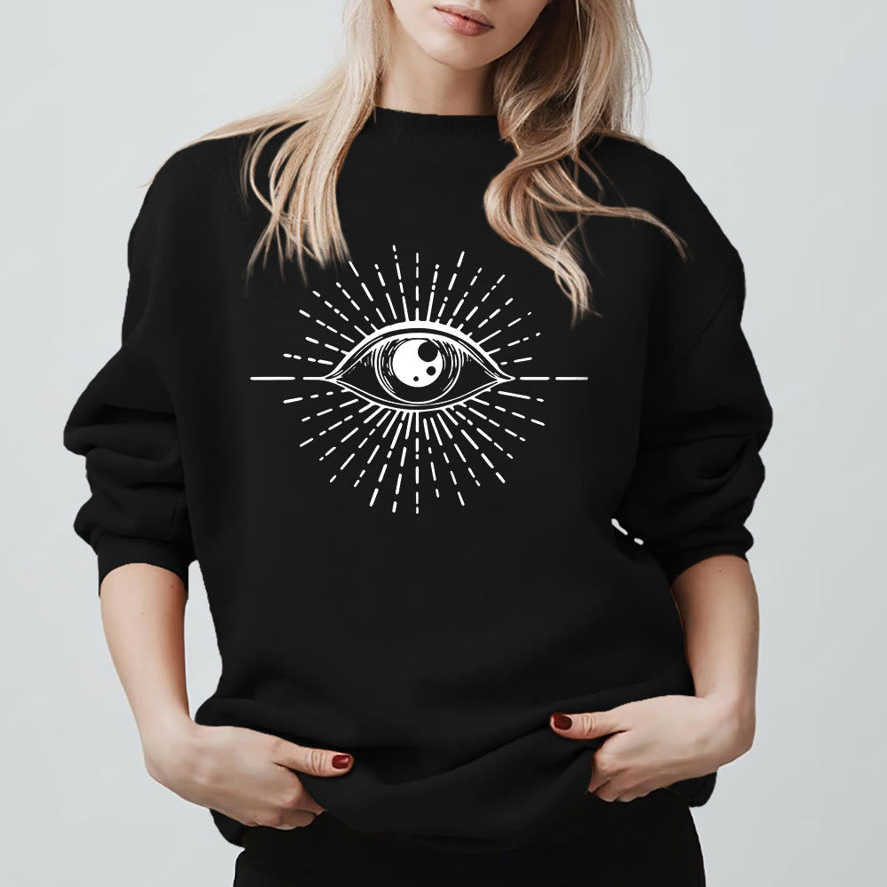 Olivenorma Spiritual Evil Eye Sunburst Sweatshirt  - image 6