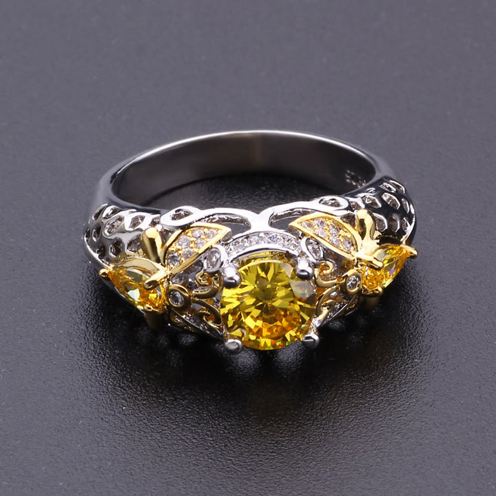 FREE Today: Save The Bees - Citrine Zircon Queen Bee Citrine Ring - image 7