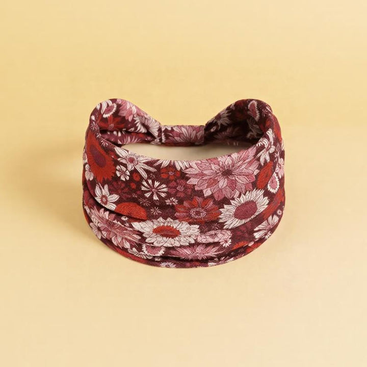 Olivenorma Boho Colorful Floral Print Adjustable Sports Headband - 16 - image 17
