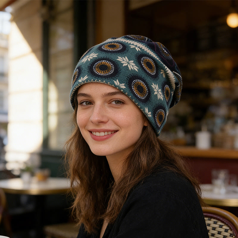 Olivenorma Street Style Vintage Geometric& Sunflower Adjustable Headband - image 3