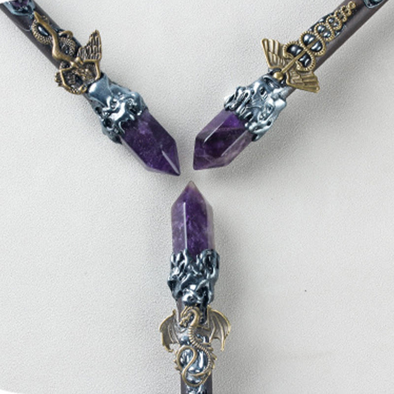 Olivenorma Amethyst Torch-shaped Crystal Wands - image 9