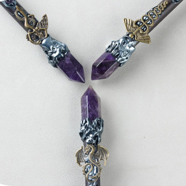 Olivenorma Amethyst Torch-shaped Crystal Wands - image 9
