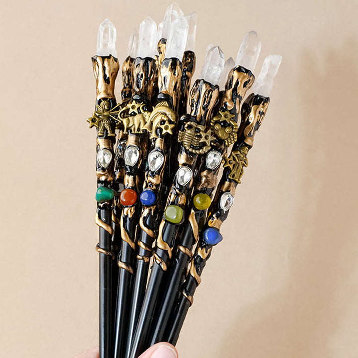 Olivenorma Natural Clear Crystal 12 Constellation Magic Crystal Wands - image 17