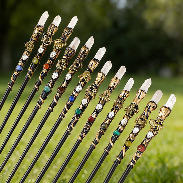 Olivenorma Natural Clear Crystal 12 Constellation Magic Crystal Wands - image 0