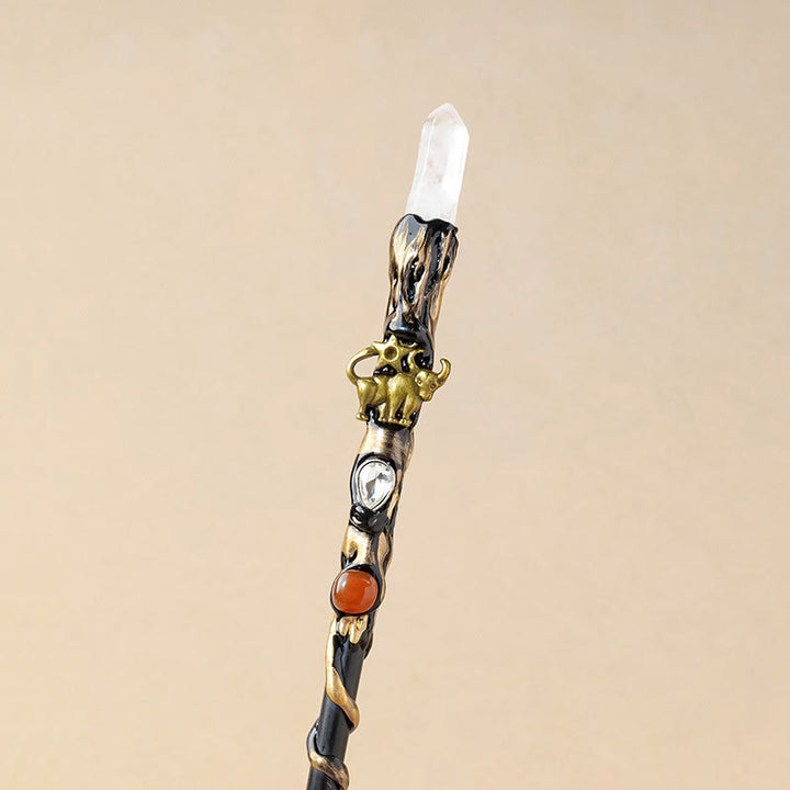 Olivenorma Natural Clear Crystal 12 Constellation Magic Crystal Wands - Taurus - image 2