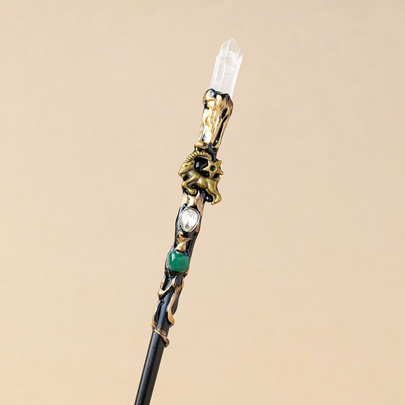 Olivenorma Natural Clear Crystal 12 Constellation Magic Crystal Wands - Capricorn - image 10