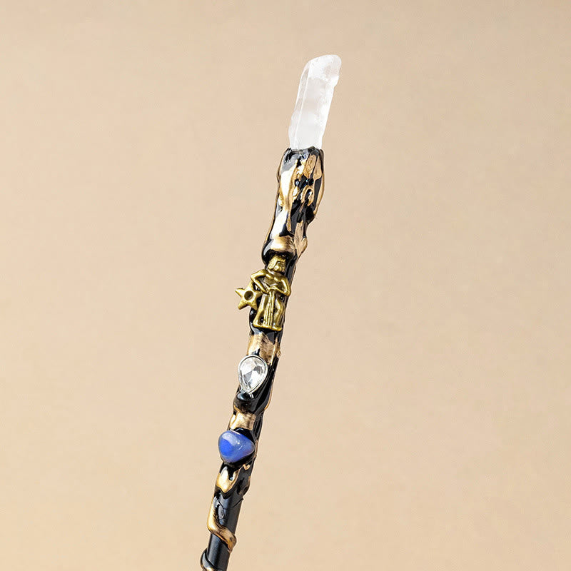 Olivenorma Natural Clear Crystal 12 Constellation Magic Crystal Wands - Aquarius - image 11