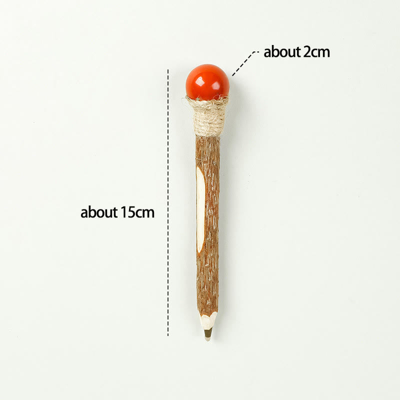 Olivenorma Natural Gemstone Wooden Ballpoint Pen Crystal Wands - Red Jasper-Crystal Ball - image 34