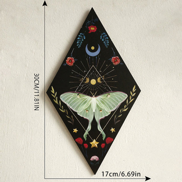 Olivenorma Wooden Rhombus Butterfly Crystal Shelf - E - image 5
