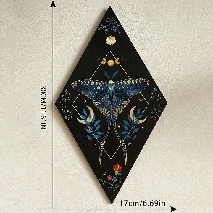 Olivenorma Wooden Rhombus Butterfly Crystal Shelf - C - image 3