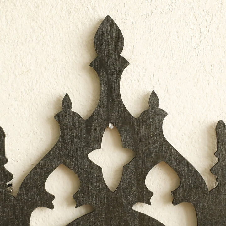 Olivenorma Wooden Gothic Throne Crystal Shelf - image 4