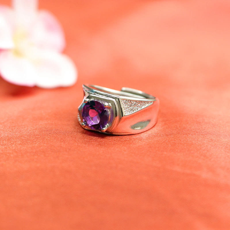 FREE Today: Amethyst Zircon Elegant Engagement Ring - image 5