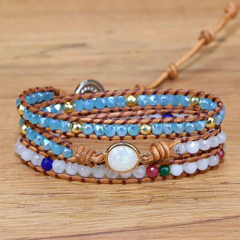 Olivenorma Healing Bohemian Protection Wrap Bracelet - image 2