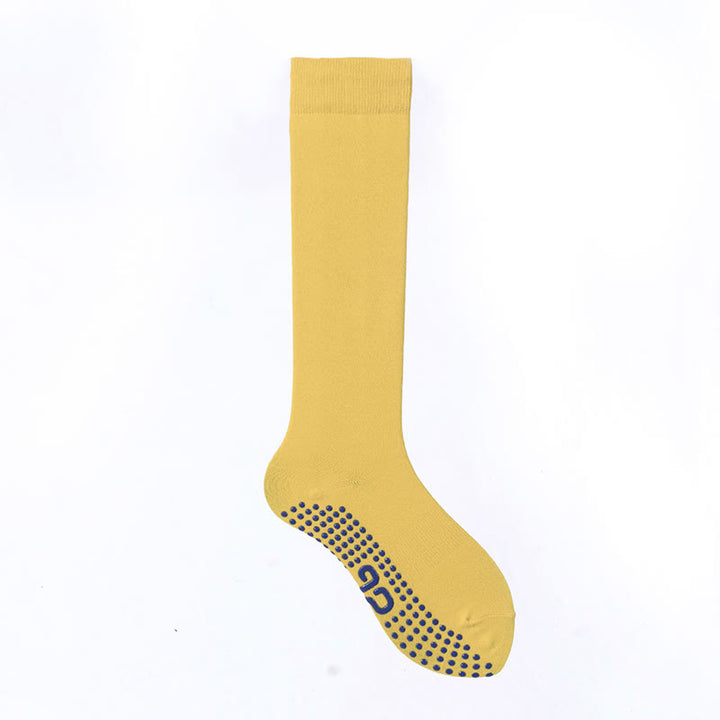 Olivenorma Solid Color Calf-Length Non-Slip Grip Pilates Barre Fitness Socks with Breathable Cotton Comfort Support Yoga Socks - Eggnog Yellow - 10 Pairs - image 39