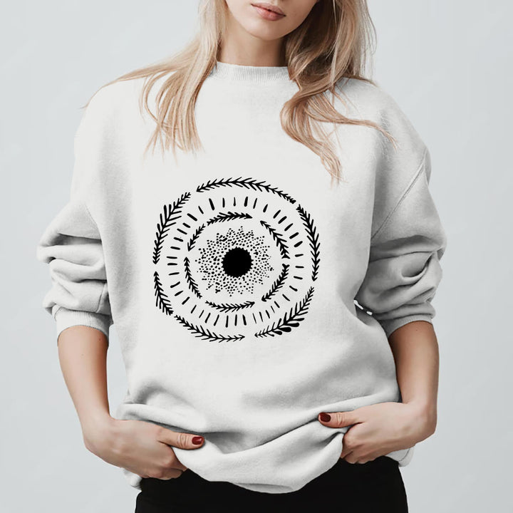 Olivenorma Sun Mandala Yoga Meditation Comfy Sweatshirt - image 16