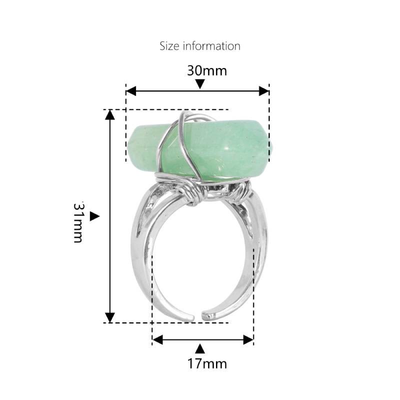 FREE Today: Wire-Wrapped Natural Quartz Crystal Stone Adjustable Vibes & Meditation Ring - image 56