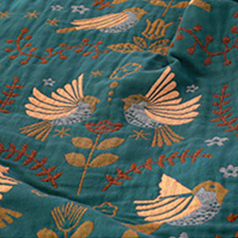 Olivenorma Spring Bird Nordic Art Blanket - image 5