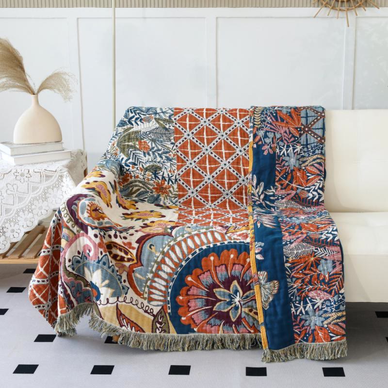 Olivenorma Bohemian Cotton Gauze Washable Throw Blanket - image 3