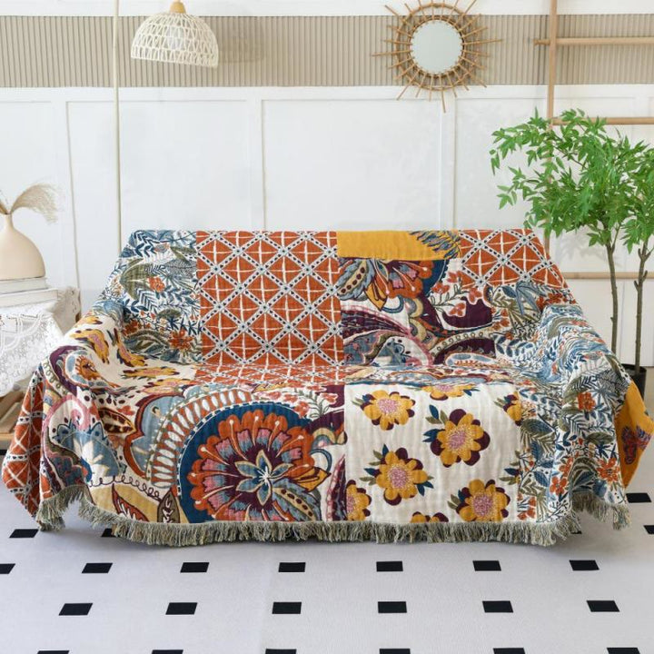 Olivenorma Bohemian Cotton Gauze Washable Throw Blanket - image 2