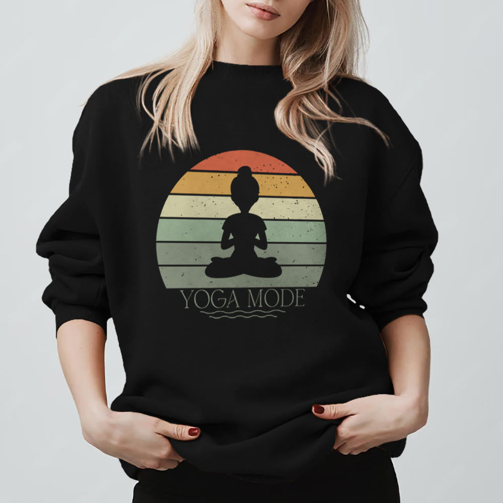 Olivenorma Funny Yoga Lover Sweatshirt - image 6