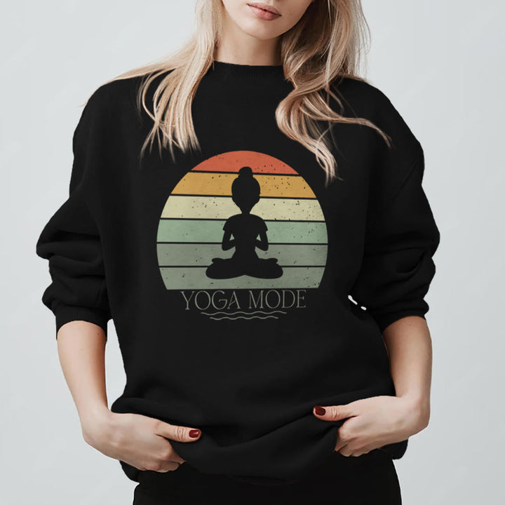 Olivenorma Funny Yoga Lover Sweatshirt - image 6