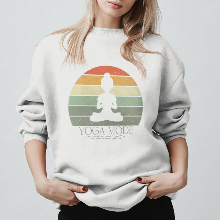 Olivenorma Funny Yoga Lover Sweatshirt - image 8