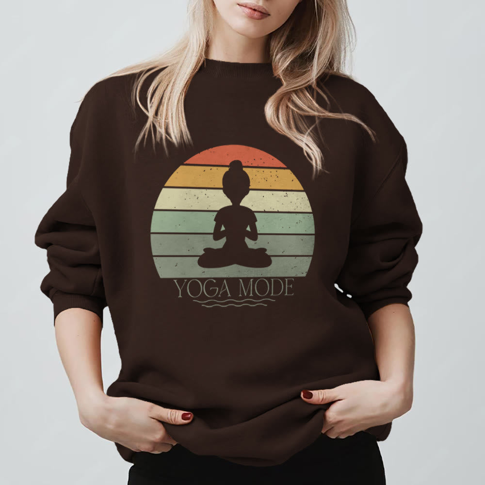 Olivenorma Funny Yoga Lover Sweatshirt - image 10