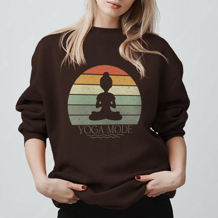 Olivenorma Funny Yoga Lover Sweatshirt - image 10