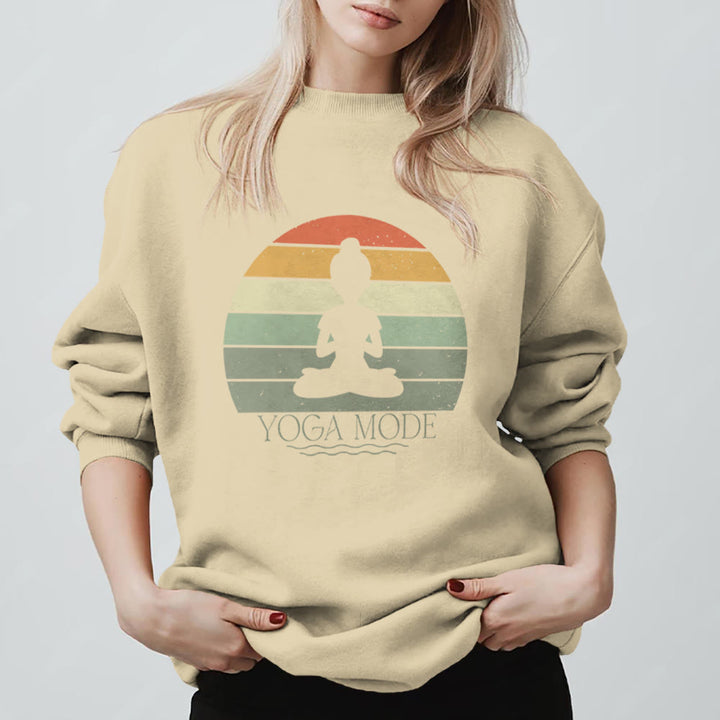 Olivenorma Funny Yoga Lover Sweatshirt - image 4