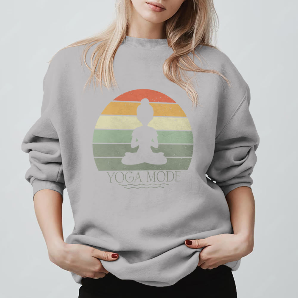 Olivenorma Funny Yoga Lover Sweatshirt - image 14