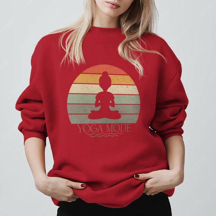 Olivenorma Funny Yoga Lover Sweatshirt - image 12