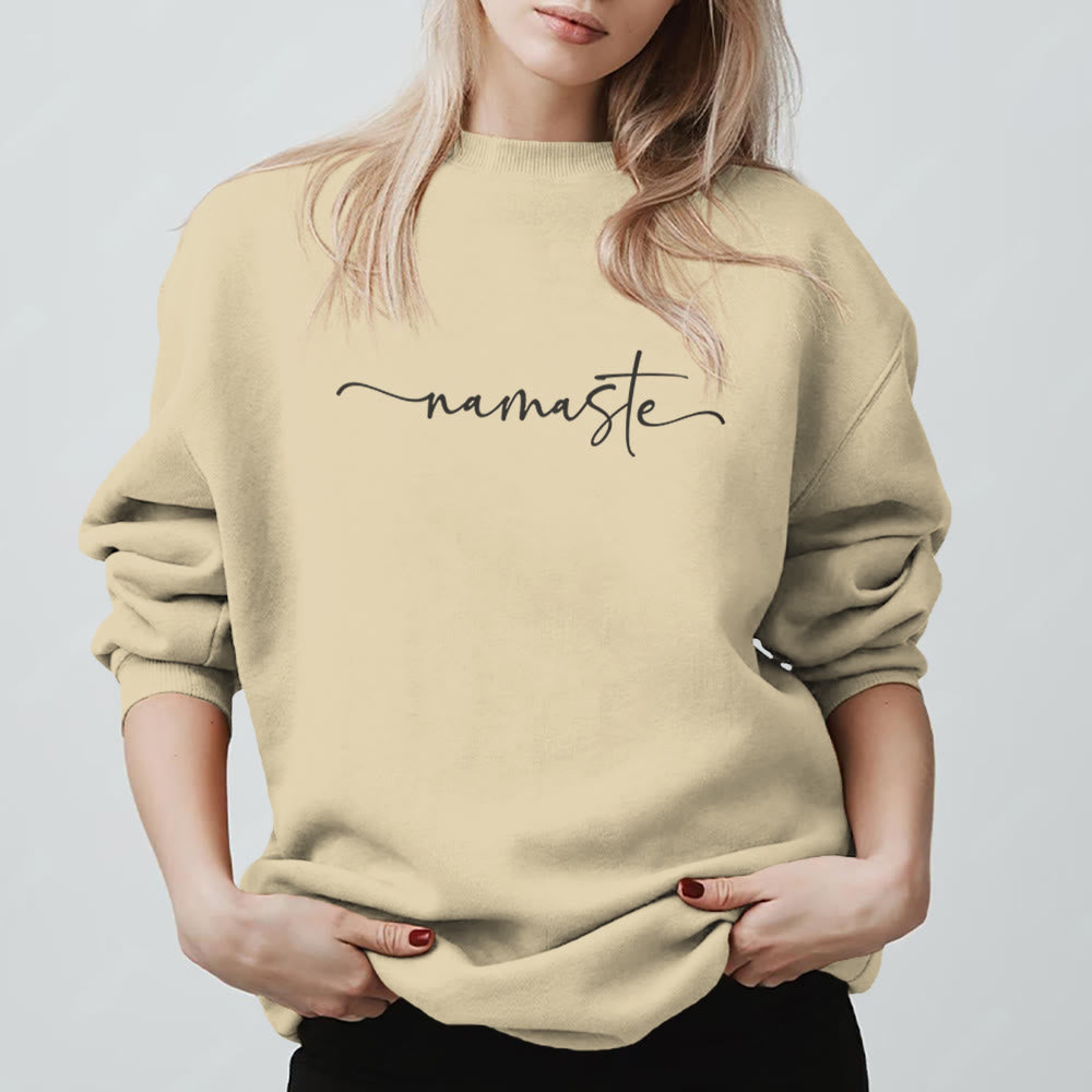 Olivenorma Namaste Yoga Meditation Sweatshirt - image 4